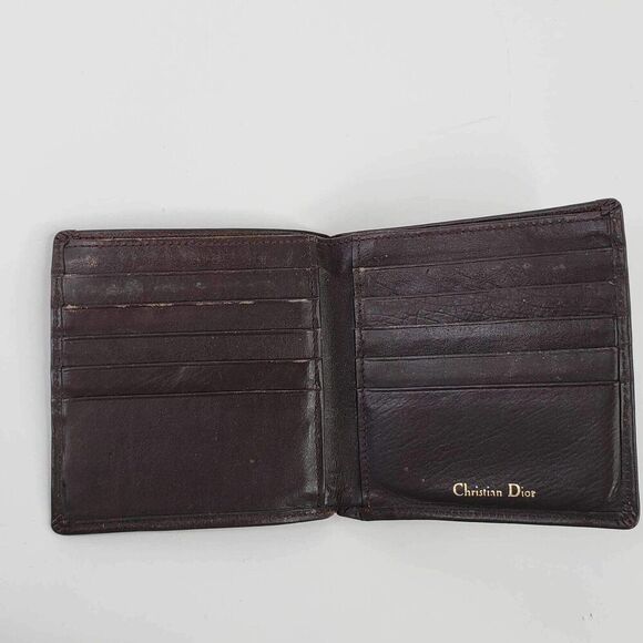 Dior Dark Brown Leather Wallet - Picture 4 of 9
